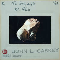 Detail of fragment of breast of terracotta figurine K1.460.