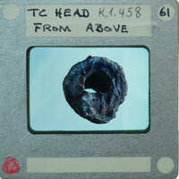 Terracotta figurine face from above K1.458.